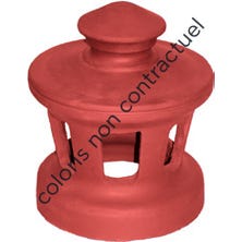 Cowl for pipe collar tile 160 Conform to Mechanical Ventilation Poudenx Brun