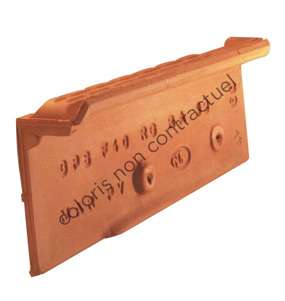 MARSEILLE independent verge tile with overlap, left side, variable gauge main product photo