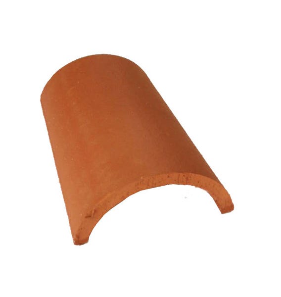 Traditional Simple 15x25 Red Genoise tile Red main product photo