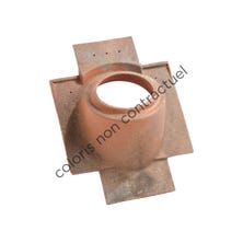 Pipe collar tile Tuiles PLAIN TILEs 16x27 & 17x27 160 Brown